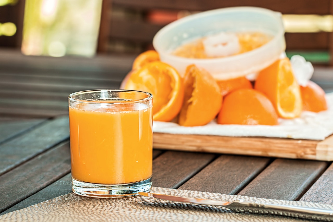mit orangensaft abnehmen