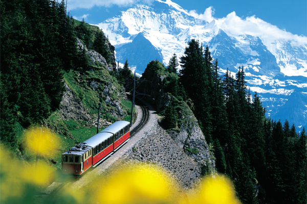 Bergbahn in der Schweiz