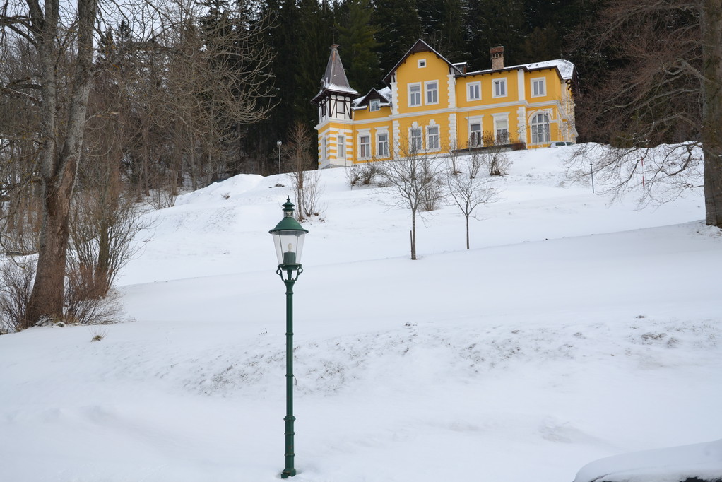 Mariazell ist in der Hanglage gebaut...