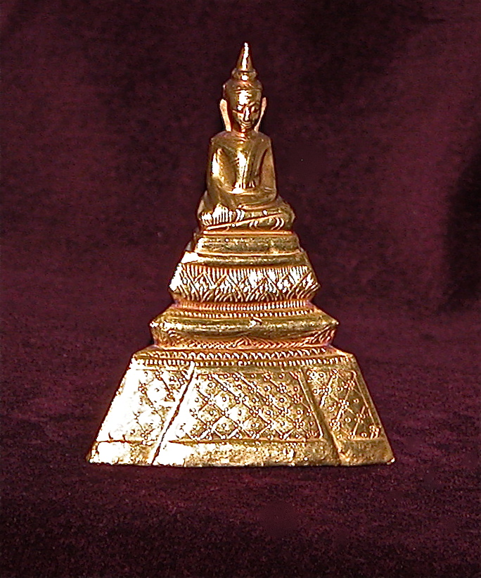 Bouddha thaï en or fourré, Rattanakosin (XIXe)