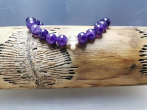 Amethyst Energie-Edelstein-Armband