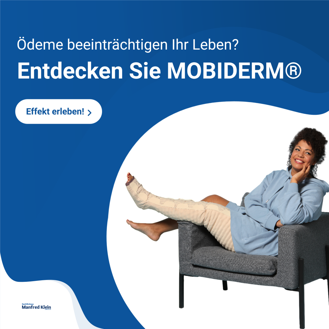 Ödemtherapie mit MOBIDERM® – Mikromassage für besseren Lymphabfluss