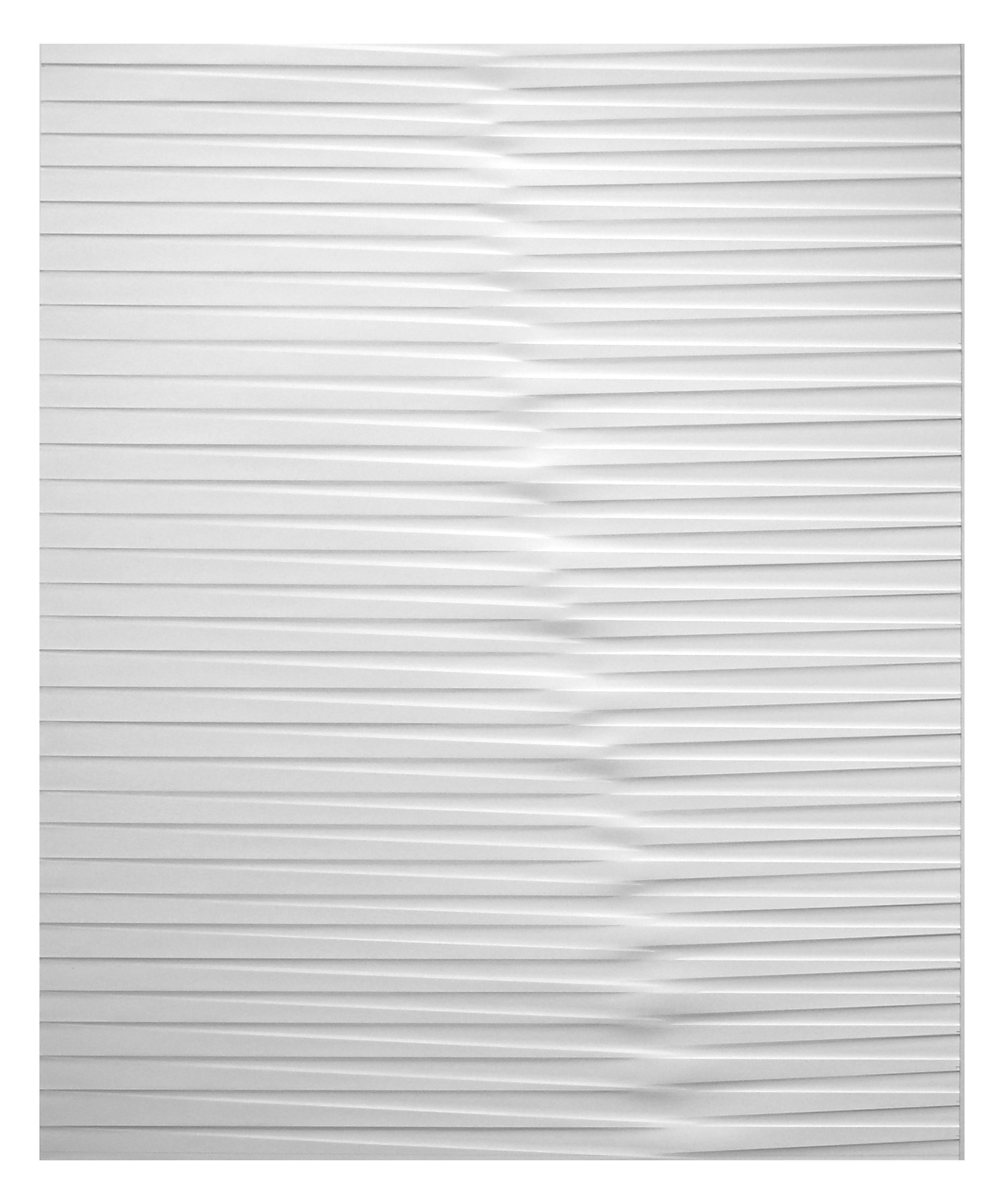 lines P36, 2019, Papier gefalzt, 59,5 x 77,0 cm