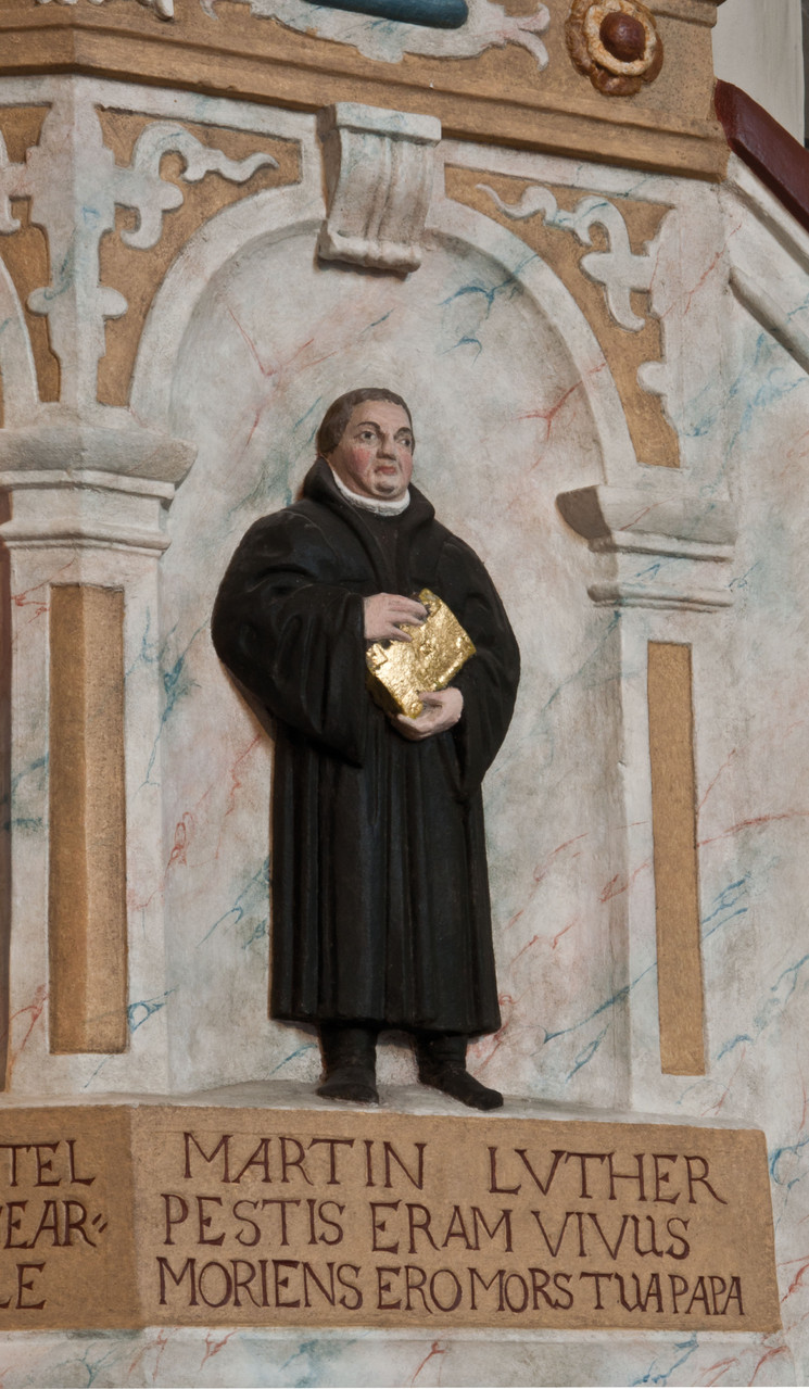 Kanzel-Detail Martin Luther