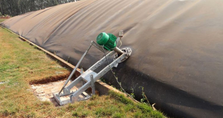 Agitadores y mezcladores para biodigestores y EDAR