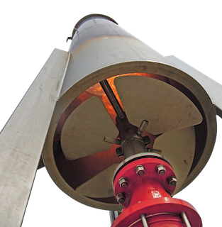 Antorcha para quemar biogas