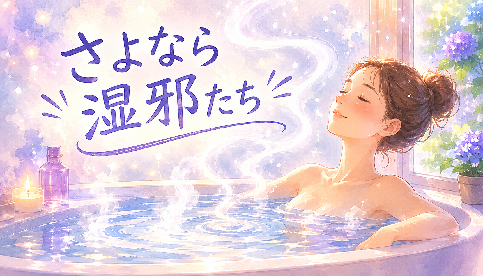 梅雨のむくみ、お風呂でスッキリ対策！