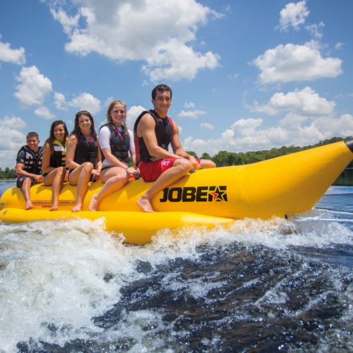 pour rendre toujours plus accesible les loisirs nautique waterfun vous propose en nouveauté 2019 la banane tractée 