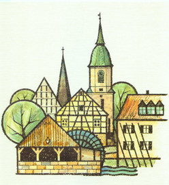 Marktplatz und Kirche von Gernot Polak