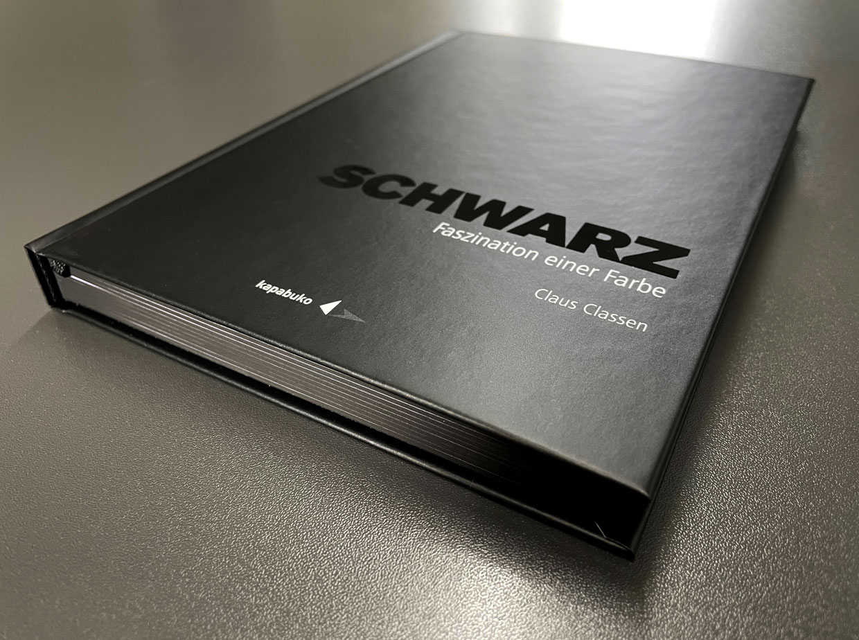 Buch Claus Classen – Schwarz, Faszination einer Farbe – Druckerei SATZDRUCK