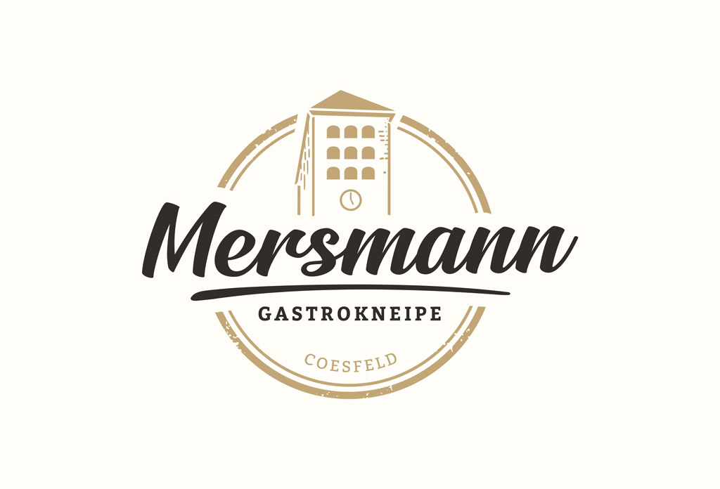 Logo-Redesign für Gastrokneipe Mersmann in Coesfeld