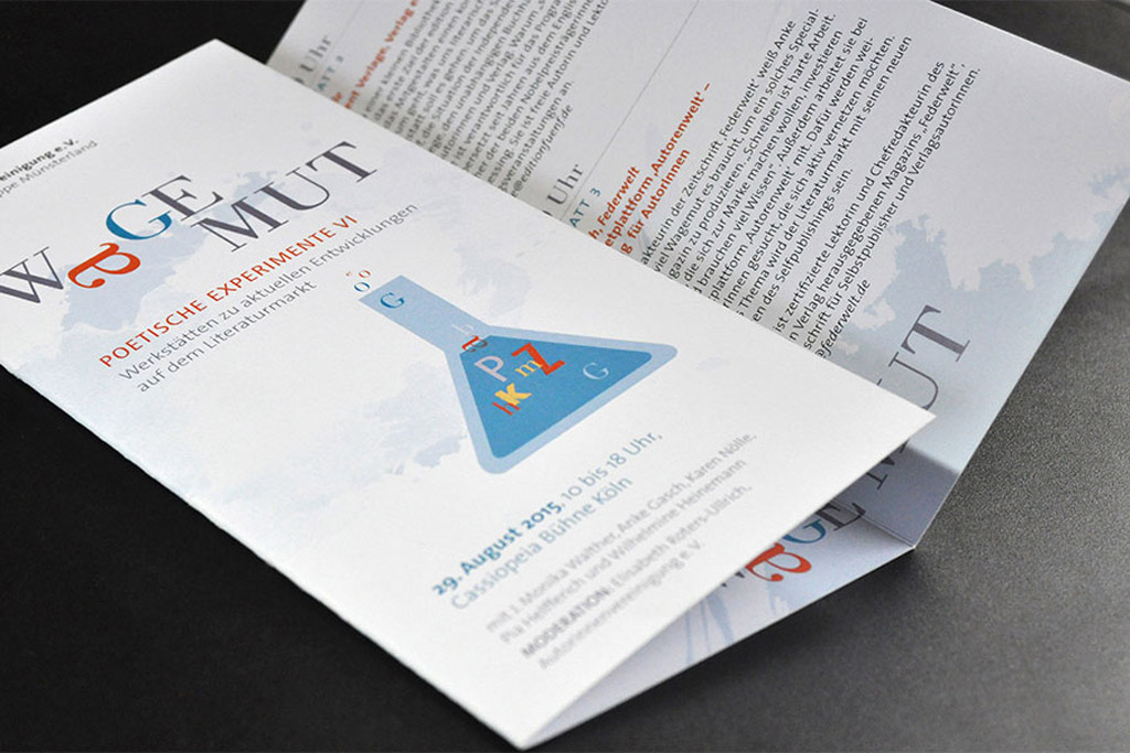 Prospekte, Flyer, Plakate – Entwurf, Satz und Reinzeichnung