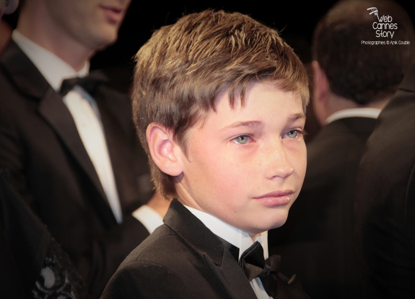 Jacob Lofland, lors de la projection du film "Mud" de Jeff Nichols - Festival de Cannes 2012 - Photo  © Anik Couble