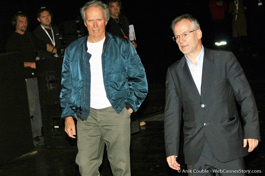 Arrivée de Clint Eastwood à la Halle Tony Garnier - Festival Lumière 2009 - Lyon -Photo © Anik Couble