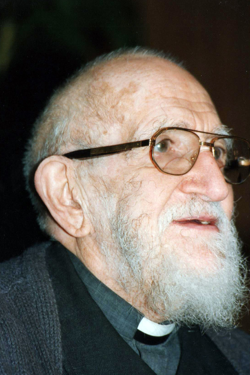 Abbé Pierre - Tarare 1997 - Photo © Anik COUBLE