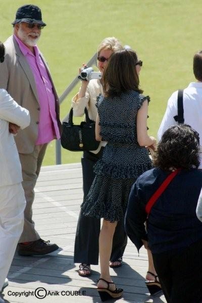 Famille Coppola : Francis, sa femme et Sofia sa fille 2006 / Photo : Anik Couble