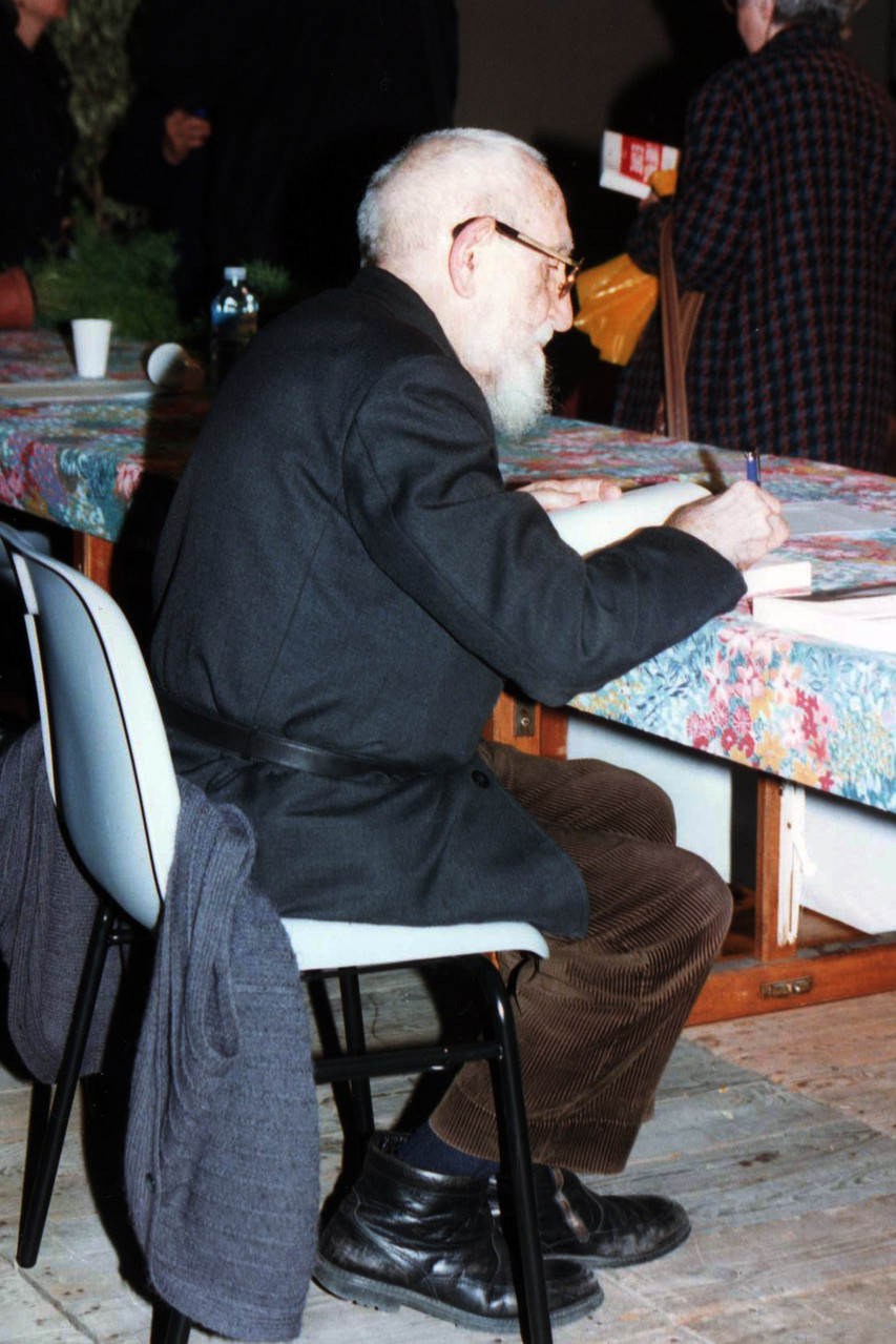 Abbé Pierre - Tarare 1997 - Photo © Anik COUBLE