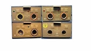 4 x Modul für die Hellige SMU Monitor 1xB-Gas Modul 1xDILU Modul 1xTEMP - Modul 1x 2-fach Druck - Modul Serie für Medizin und Praxis
