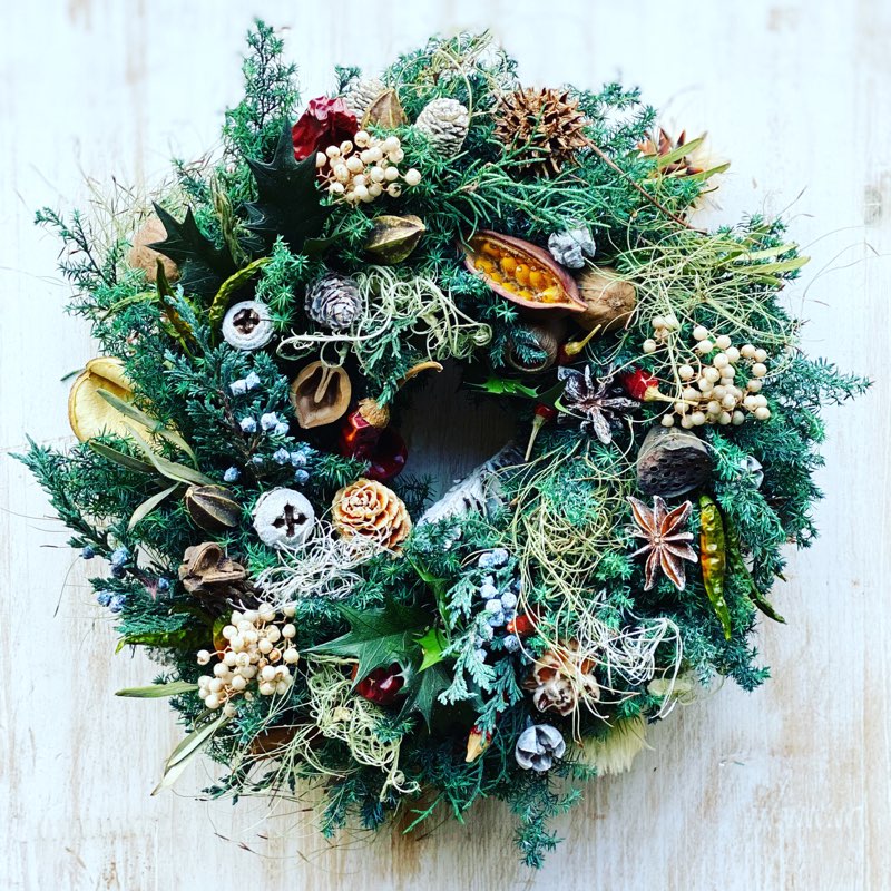 11月 東京 表参道 クリスマス 1dayレッスンのご案内 フレッシュグリーンのクリスマスリース 作り Botanica Flower School ボタニカ フラワースクール 11月 東京 表参道 クリスマス 1dayレッスンのご案内 フレッシュグリーンのクリスマスリース 作り Botanica Flower School ボタニカ フラワースクール