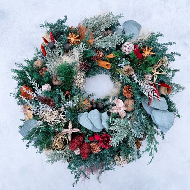 11月1day｜対面｜東京 南青山レッスン】『ボタニカルクリスマスリース