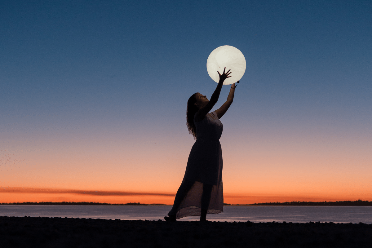 Die Weibliche Energie in Verbindung mit dem Vollmond