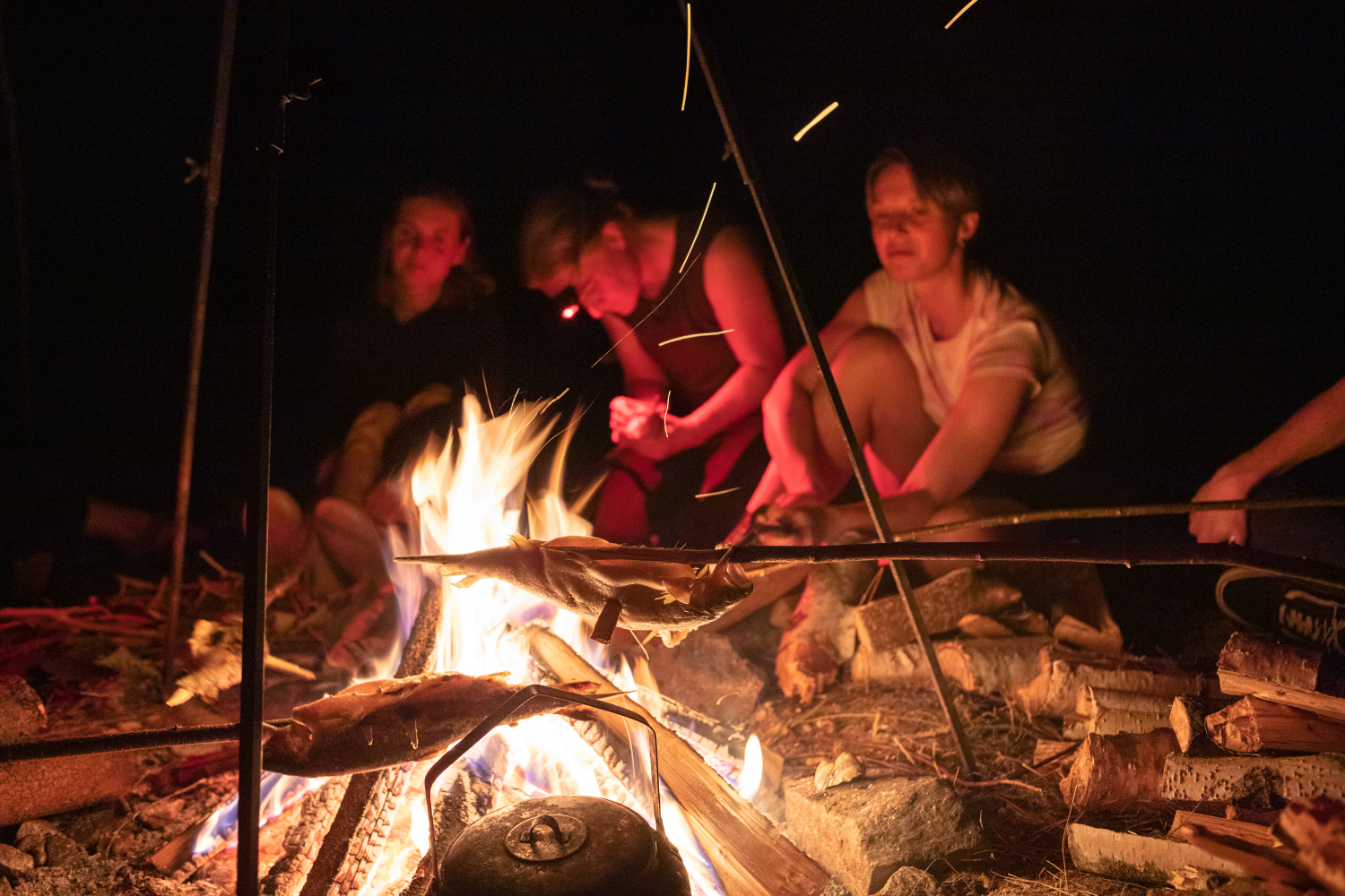 Wildwechsel-Ausbildung: Kochen am Lagerfeuer – Essen über der Glut