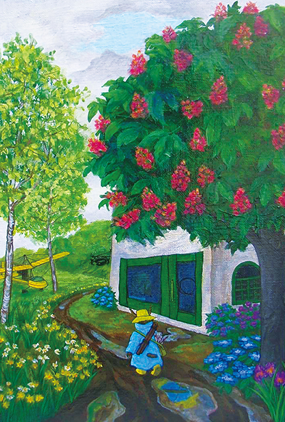 SOLIDEMO ポストカード 生写真 黒山 Kathy Lam penon 木製ポストカード 睡蓮モチーフ | hmm, by 東京