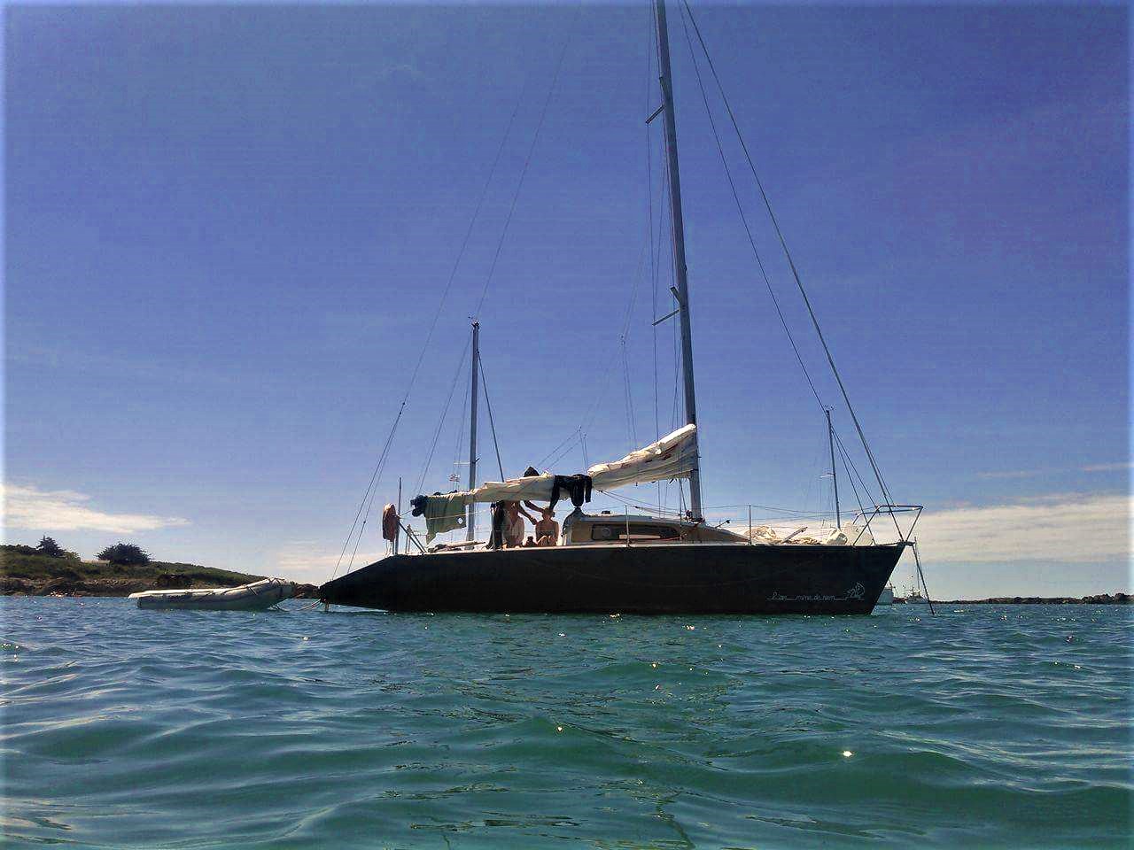 Stage de voile habitable : mouillage