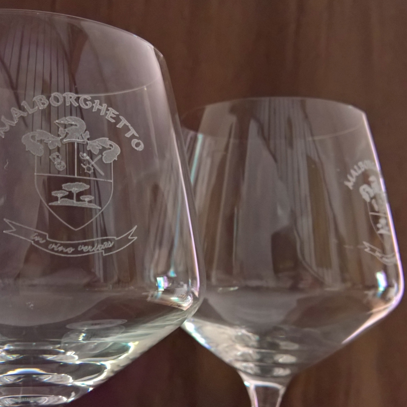 Mod. «Burgundy» Wine glass | Malborghetto e-shop