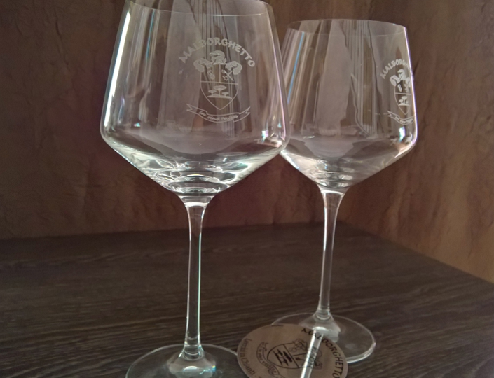 Mod. «Burgundy» Wine glass | Malborghetto e-shop