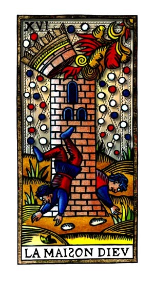 XVI La Maison Dieu - Le Tarot de la Félicité