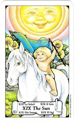 XIX Le Soleil - Tarot Hanson Roberts