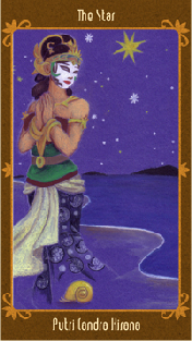 XVII L'Etoile - Javanese Folktales Tarot