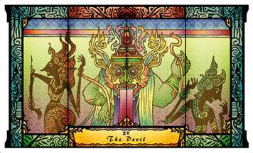 XV Le Diable - Tarot du Curieux Est