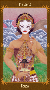 XXI Le Monde - Javanese Folktales Tarot