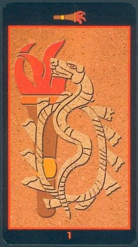 As de Torches - Tarot Maya