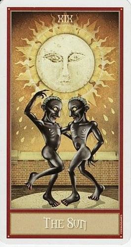 XIX Le Soleil - Le tarot Deviant Moon