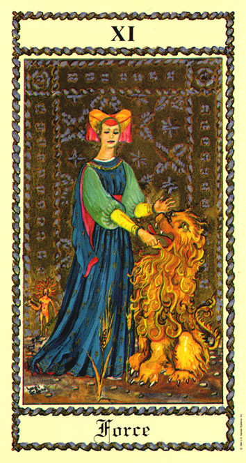 XI La Force - Tarot Médiéval Scapini