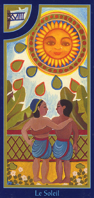 XIX Le Soleil - Tarot du Roy Nissanka