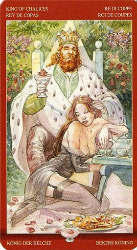 Tarot of Sexual Magic - Érotique - Roi de Coupes