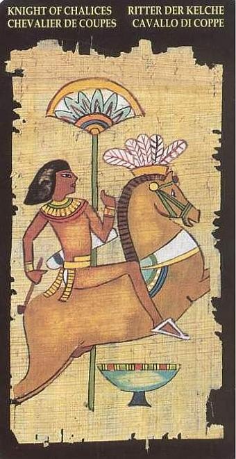 Chevalier de Coupes - Le tarot Égyptien