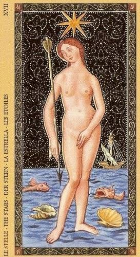 XVII L'Etoile - Golden Tarot of the Renaissance
