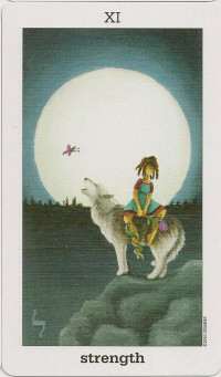 XI La Force - Sun and Moon Tarot