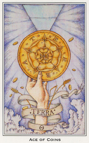 As de Deniers - Le Tarot de Nigel Jackson