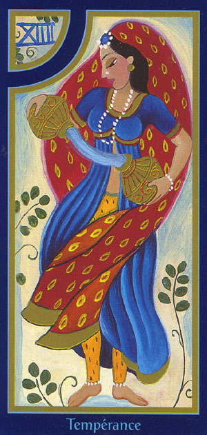 XIV Tempérance - Tarot du Roy Nissanka
