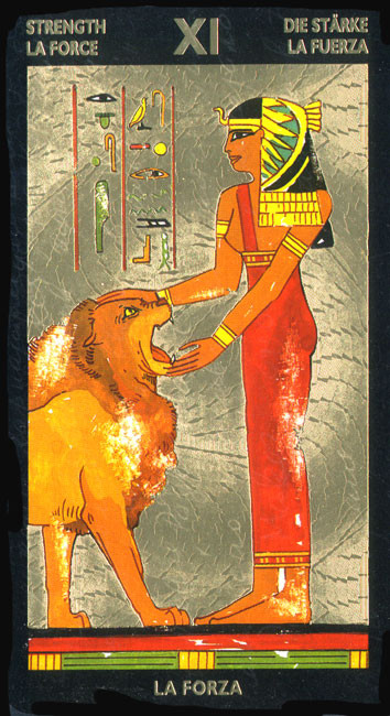 XI La Force - Le Tarot de Néfertari