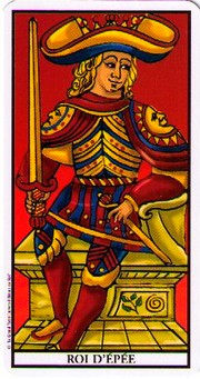 Roi d'Épées - Grand Tarot Universel