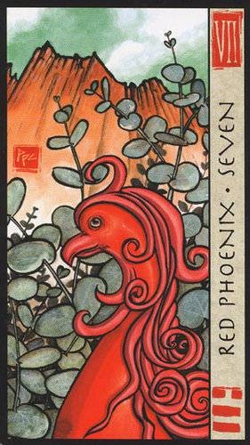 7 du Phoenix Rouge - Le Tarot Feng Shui