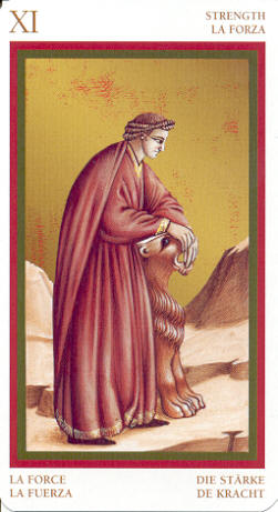 XI La Force - Le Tarot Giotto