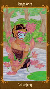XIV Tempérance - Le Tarot des Contes Javanais